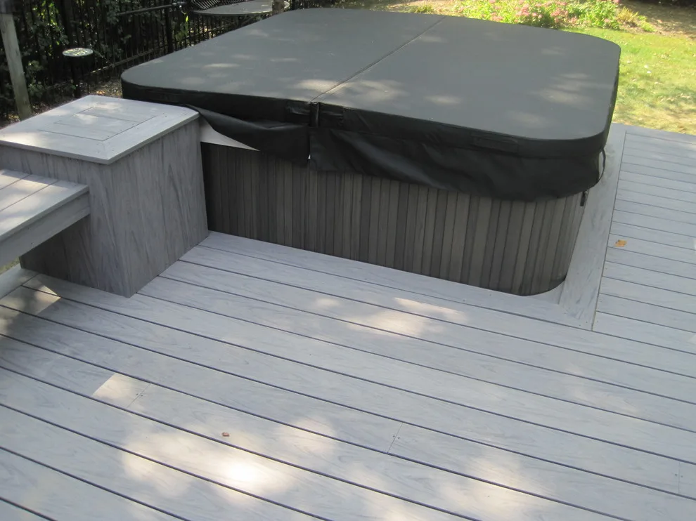 Deerfield Composite Deck with Spa by Deckorators by Unique Deck Builders - Photo 3