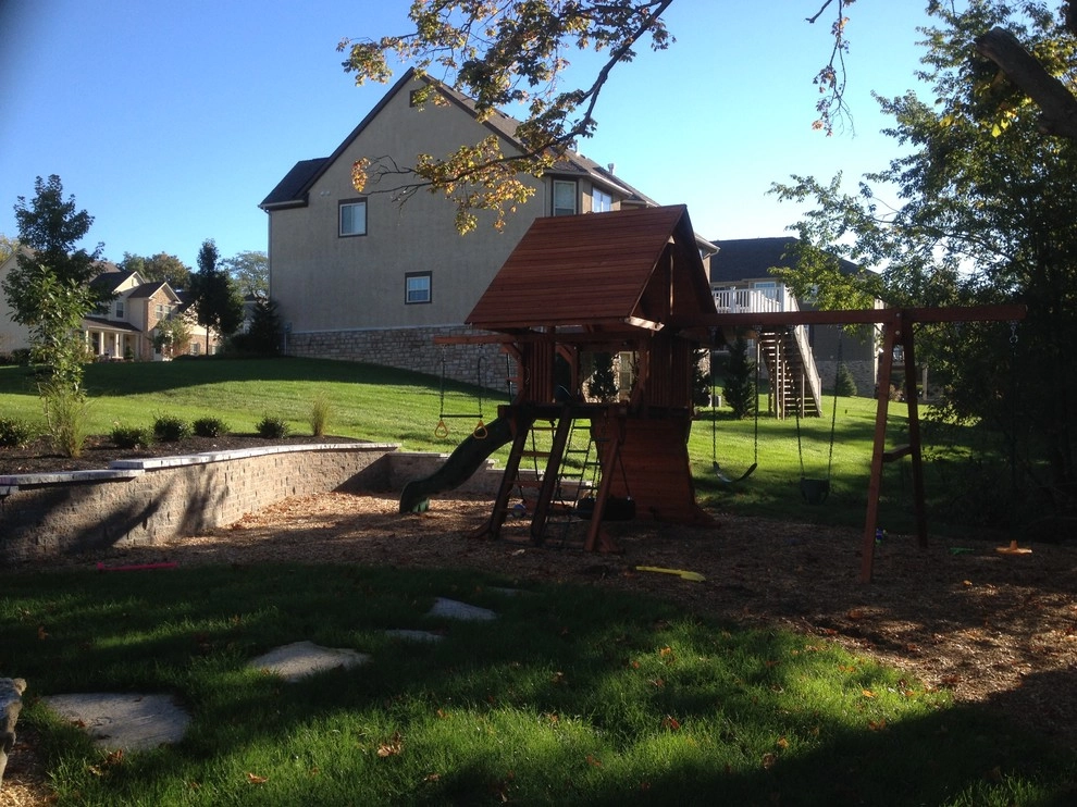Playset Retaining Wall by Pony Lawncare And Landscaping - Photo 2
