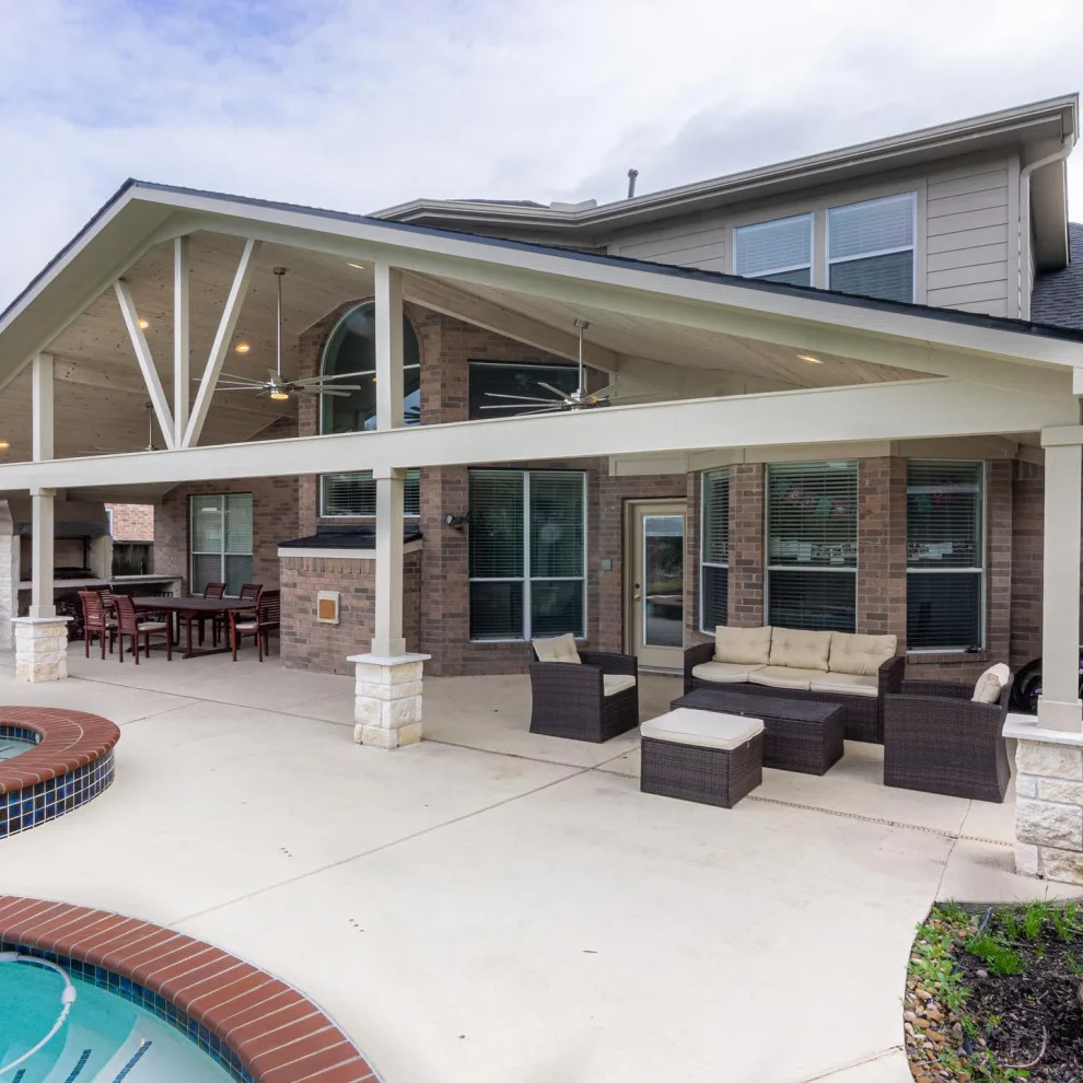 Inviting and Roomy Patio Renovation by Houston Home Improvement - Photo 2
