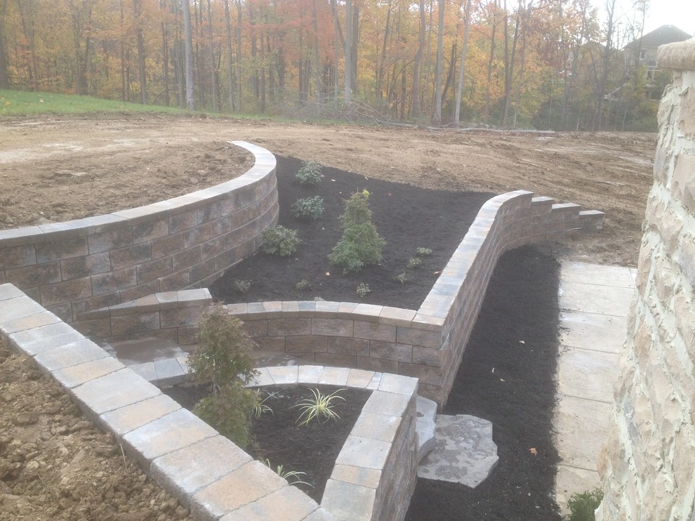 Tiered Structural Retaining Walls and Staircase by Pony Lawncare And Landscaping - Photo 3