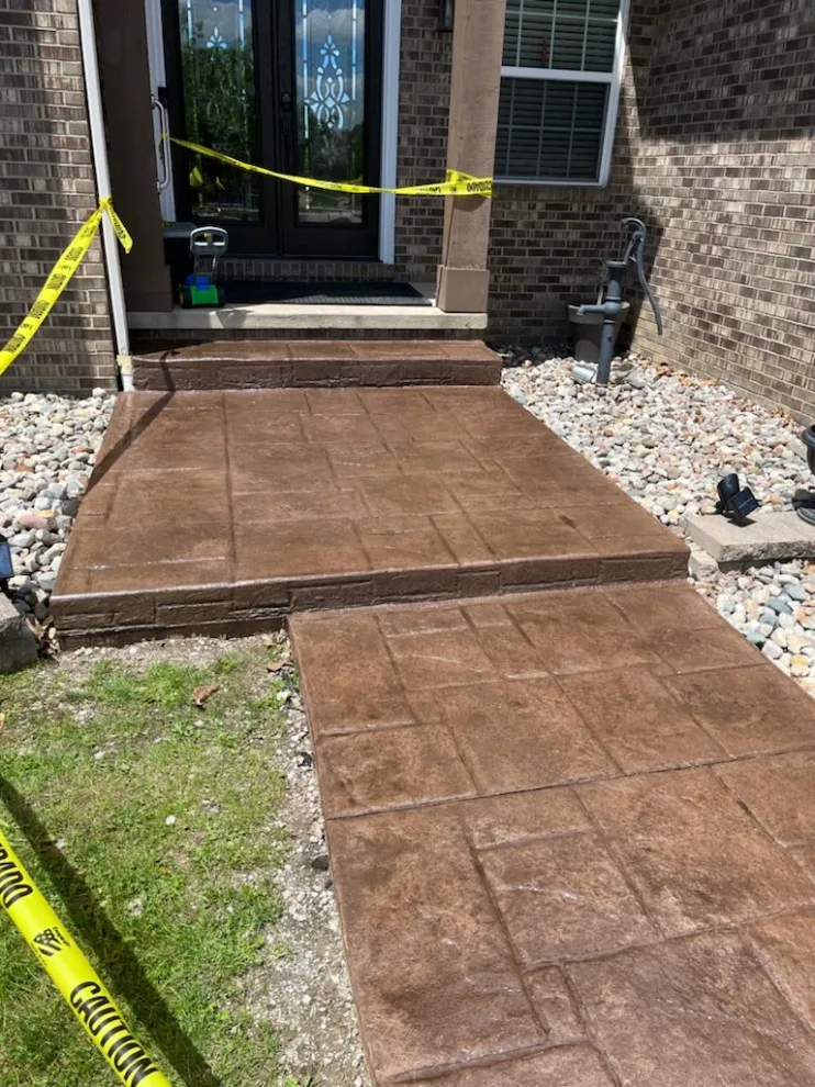 Imprinted Concrete Patio by Rj Brothers Cement LLC - Photo 5