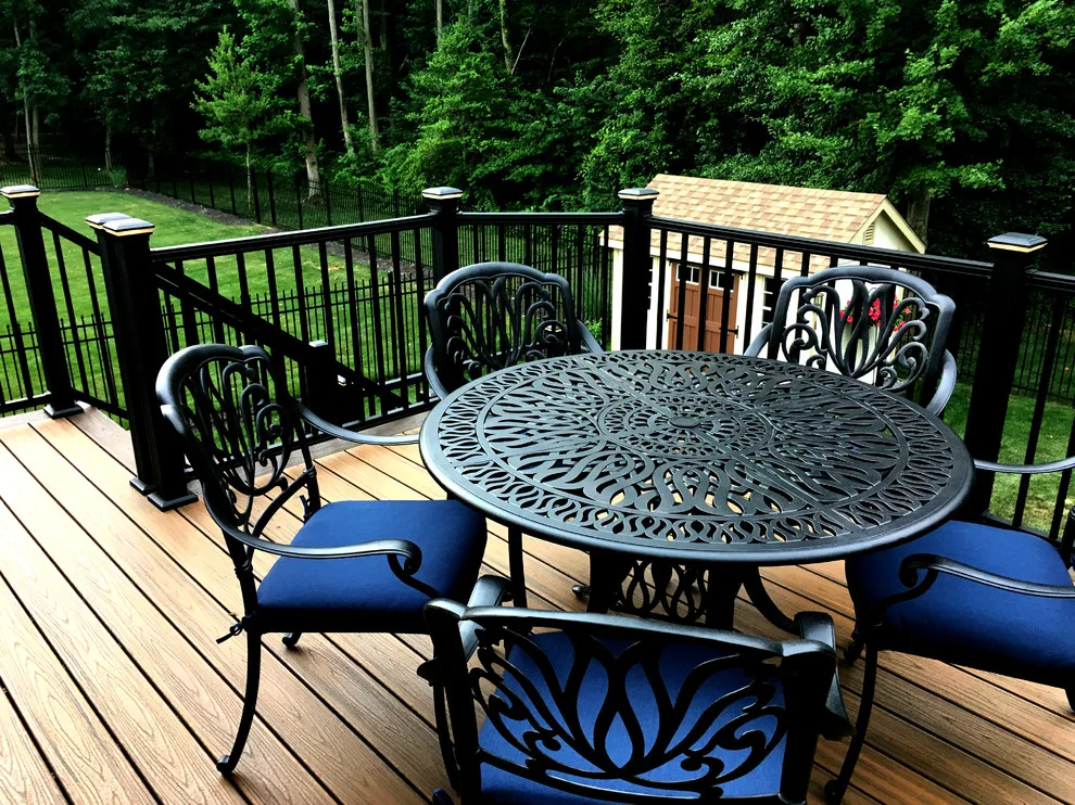 Steel deck framework with drainage system by Miles Deck Construction - Photo 6