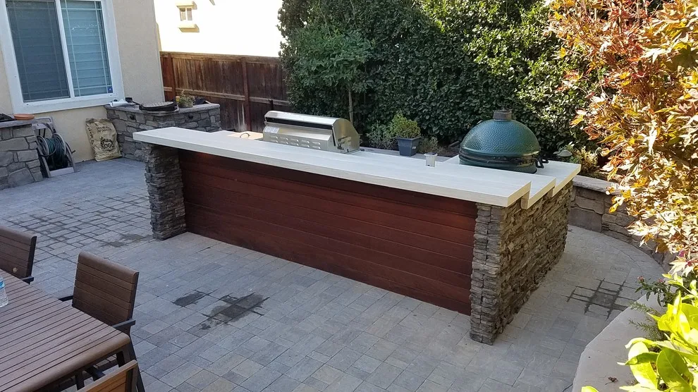 Stone and IPE Wood Grill Island by L.A. Custom Grill Islands - Photo 4