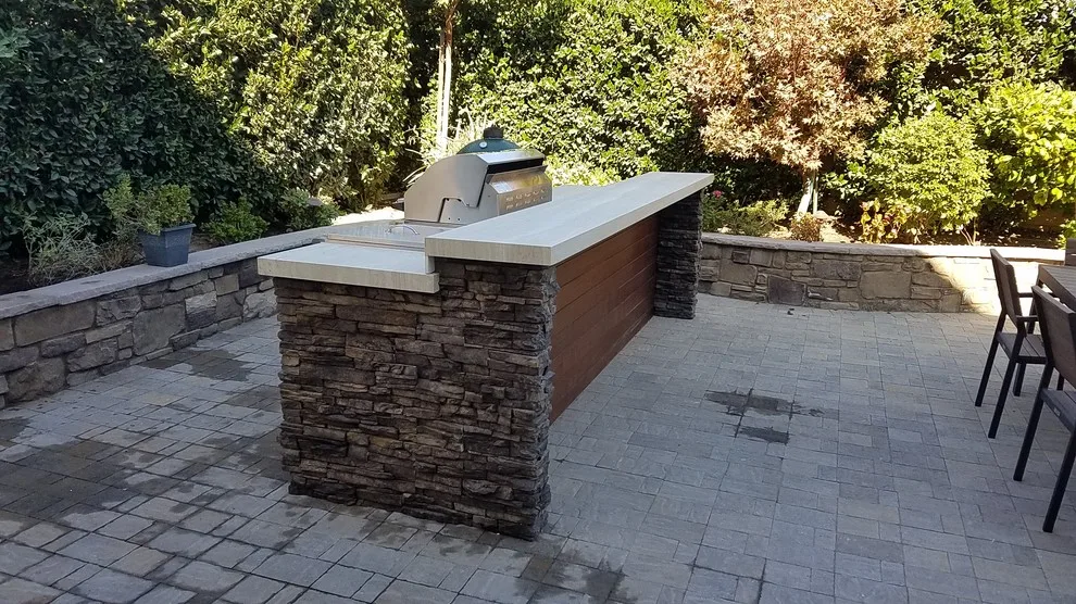 Stone and IPE Wood Grill Island by L.A. Custom Grill Islands - Photo 5