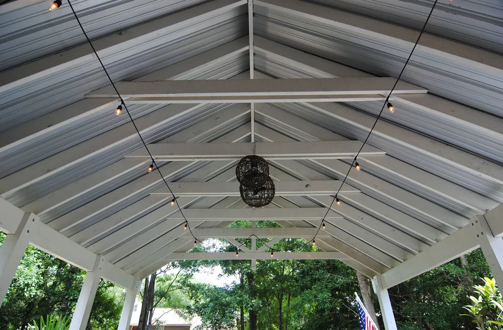 Coffered Outdoor Living Area by Deck Daddy's - Photo 12