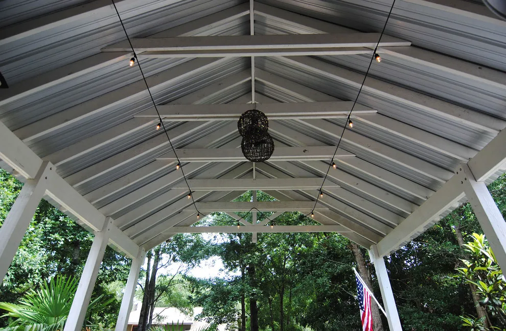 Coffered Outdoor Living Area by Deck Daddy's - Photo 7
