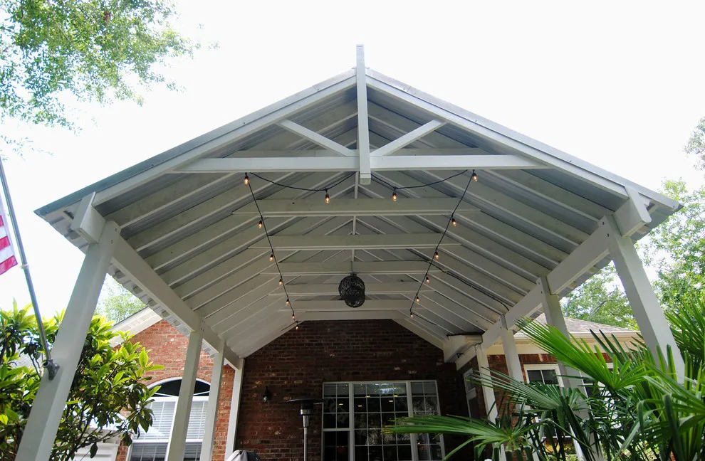 Coffered Outdoor Living Area by Deck Daddy's - Photo 11