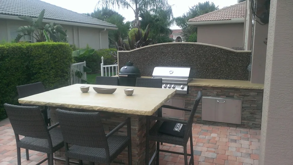 Warm Weather Kitchen by Designer Concrete - Photo 2