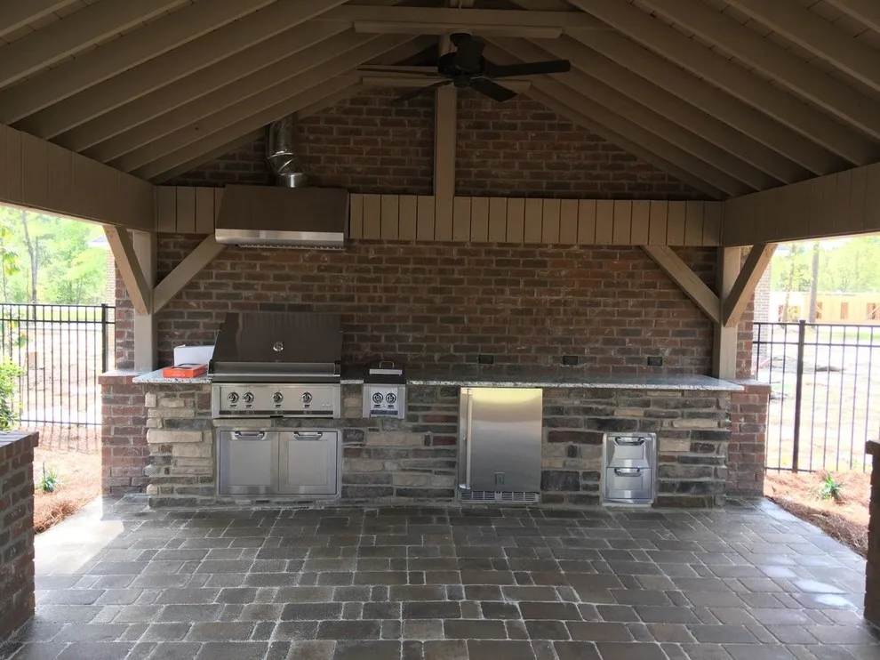 Covered Patio with Outdoor Kitchen in Sumter SC by Archadeck Of Central South Carolina - Photo 3