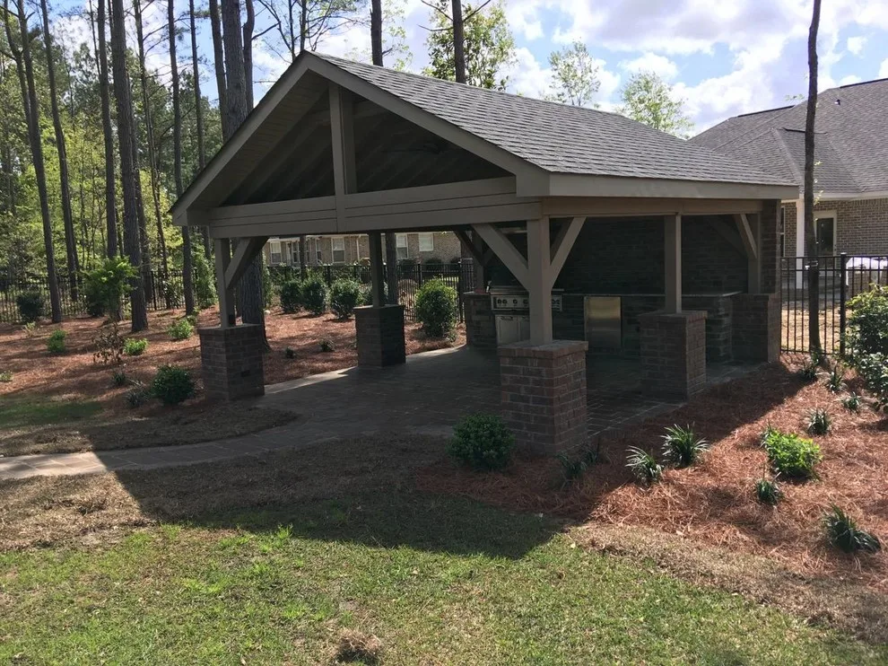 Covered Patio with Outdoor Kitchen in Sumter SC by Archadeck Of Central South Carolina - Photo 2