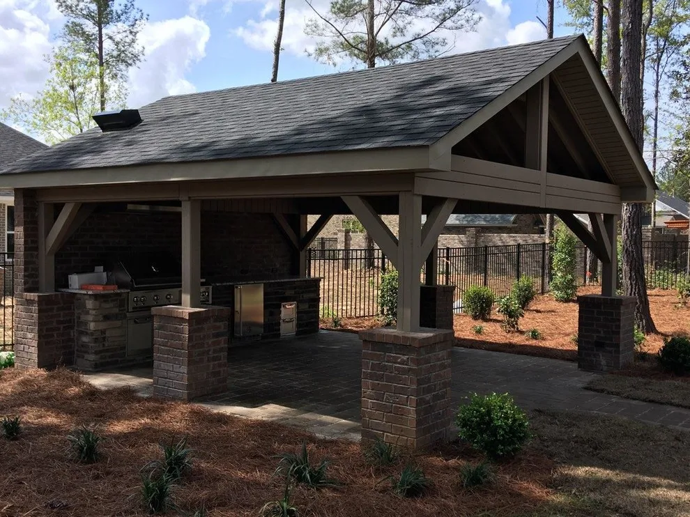Covered Patio with Outdoor Kitchen in Sumter SC by Archadeck Of Central South Carolina - Photo 5