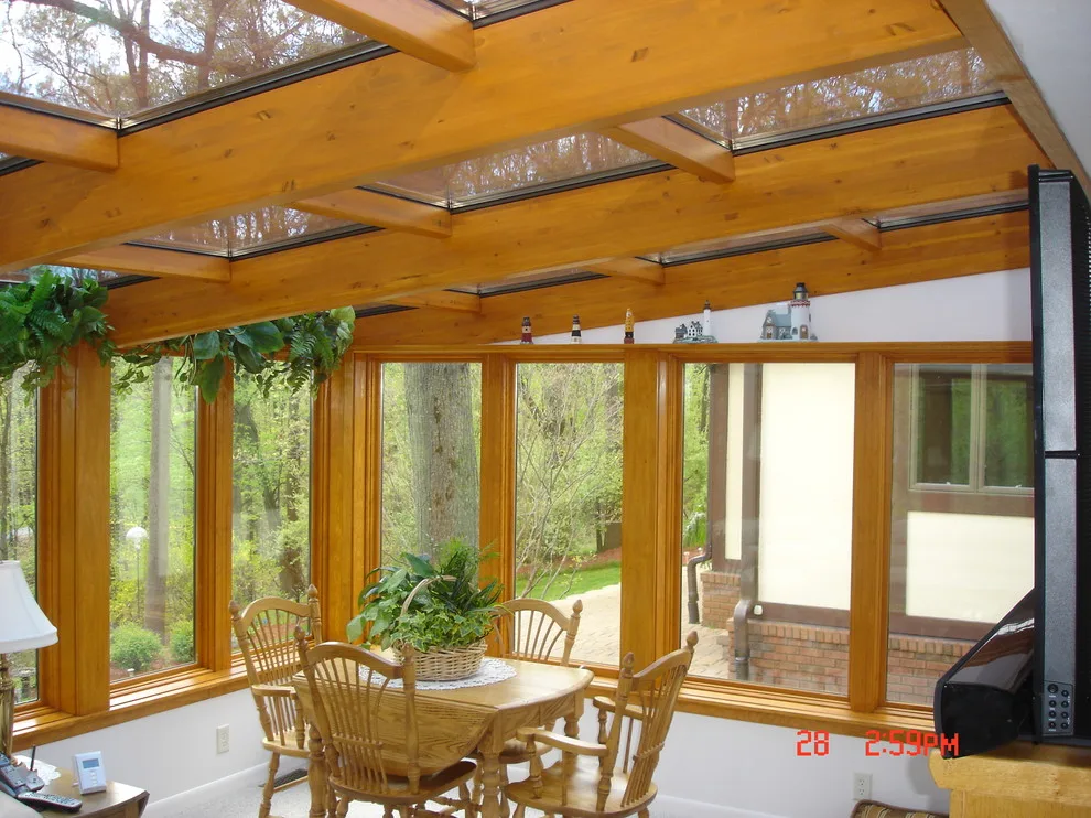 Sunroom Design for Living Room and Kitchen by Four Seasons Sunrooms Kitchen And Bath - Photo 3