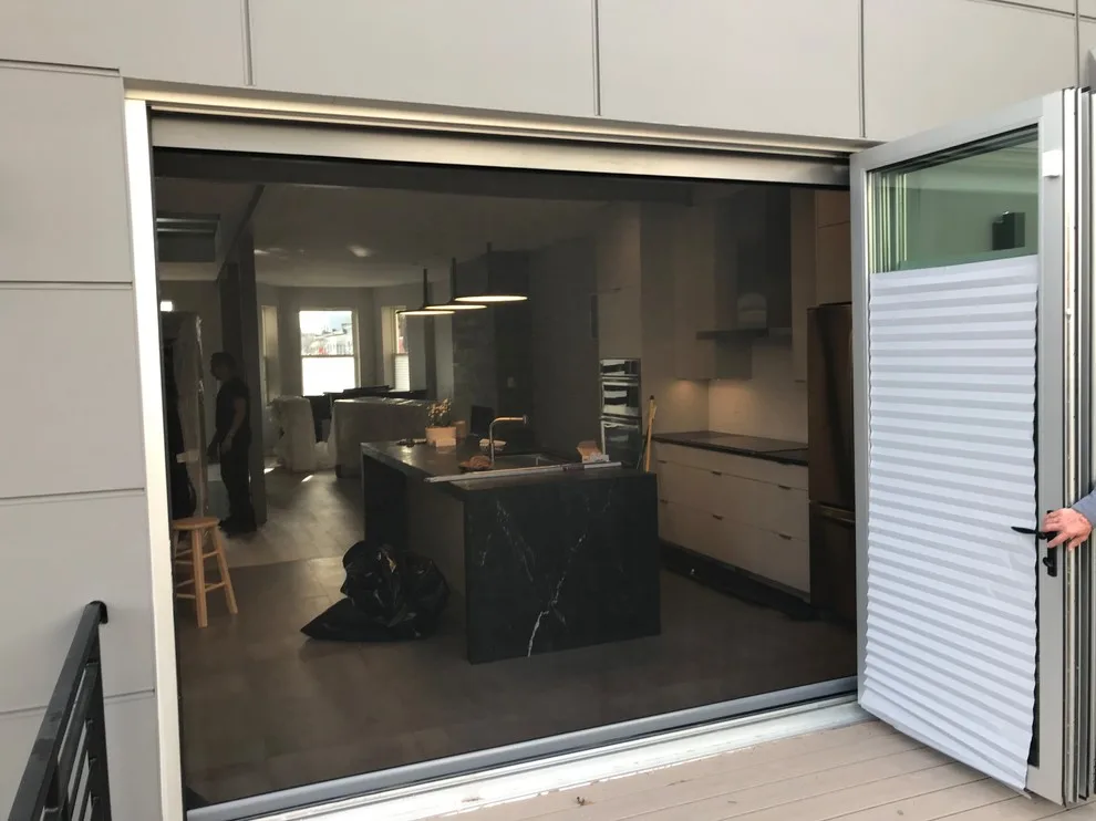 Motorized Surface-Mounted Insect Screen Project by Tri-State Retractable Screens - Photo 13