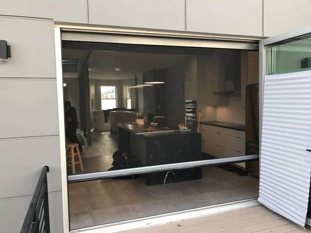 Motorized Surface-Mounted Insect Screen Project by Tri-State Retractable Screens - Photo 11