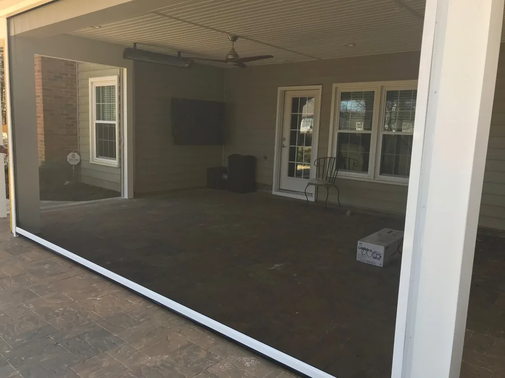 Motorized Surface-Mounted Insect Screen Project by Tri-State Retractable Screens - Photo 12