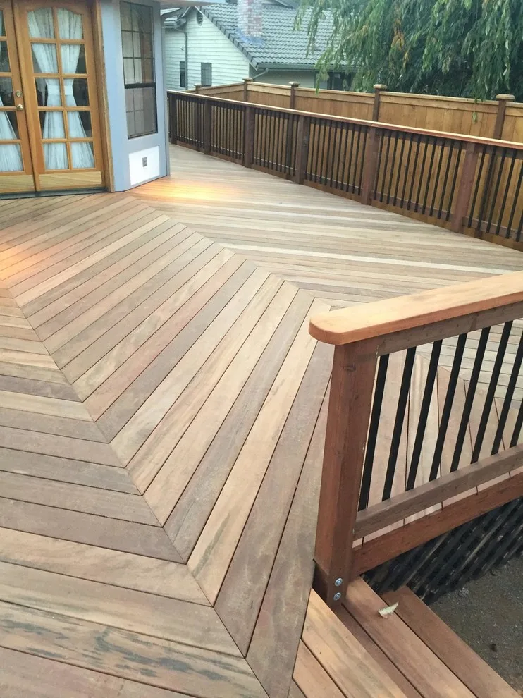 Tigerwood Deck Featuring an In-Ground Spa by Tight Knot Design Build LLC - Photo 2