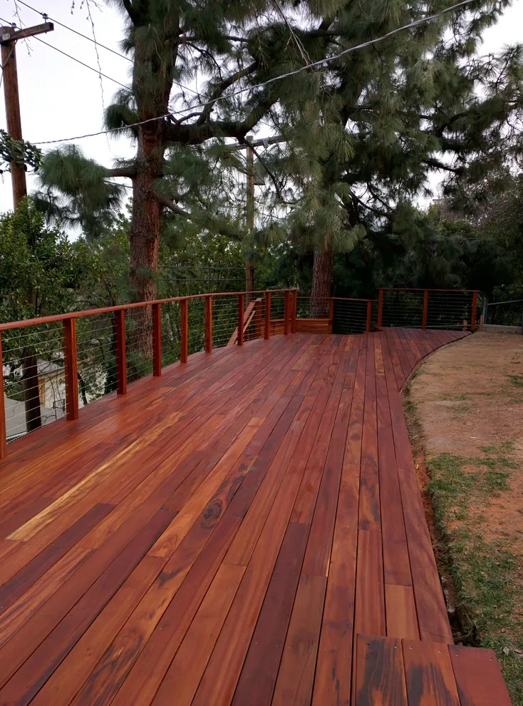 Pasadena Tigerwood Deck on the Hillside by YourDeckBuilder.com - Photo 9