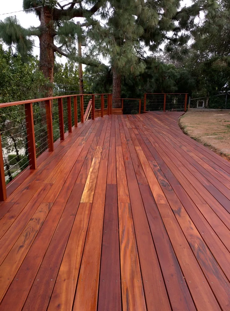 Pasadena Tigerwood Deck on the Hillside by YourDeckBuilder.com - Photo 2