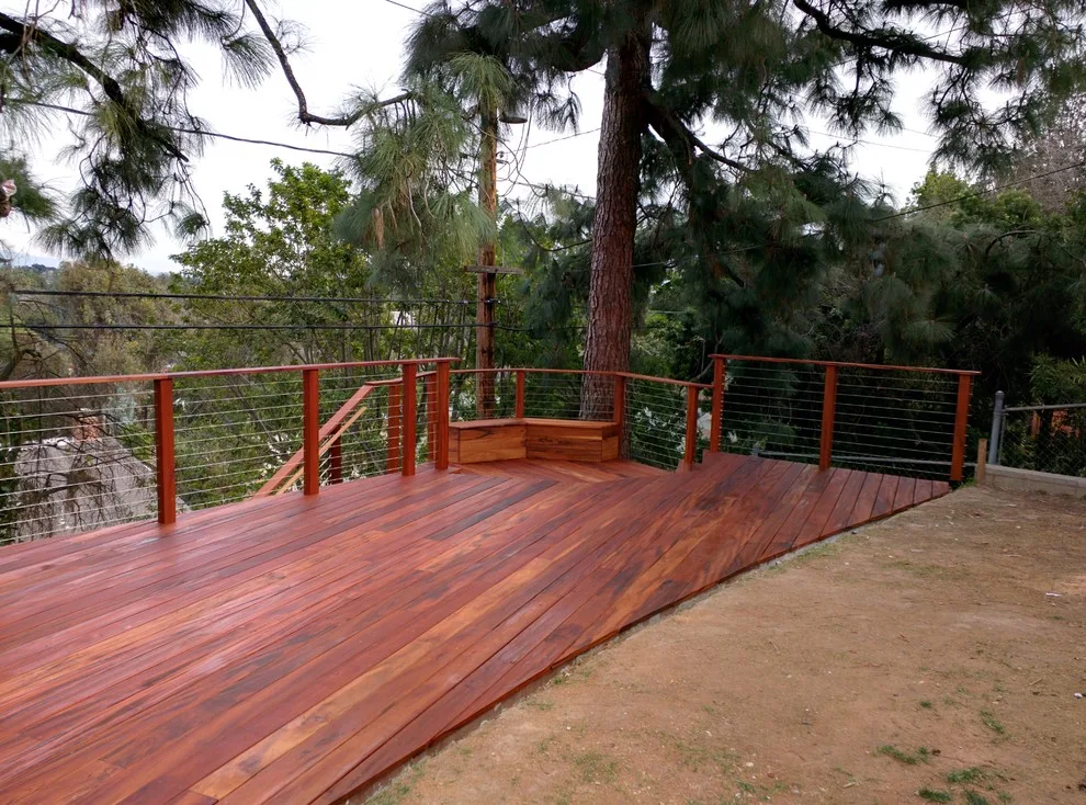 Pasadena Tigerwood Deck on the Hillside by YourDeckBuilder.com - Photo 11