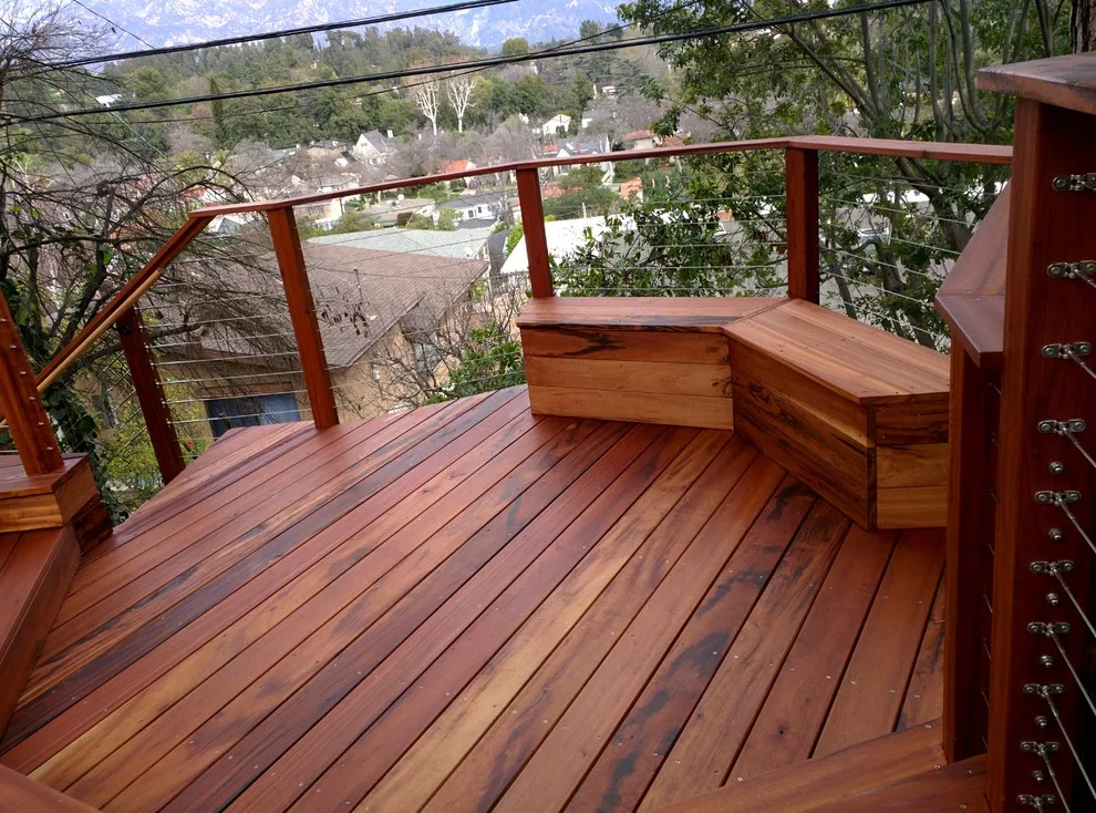 Pasadena Tigerwood Deck on the Hillside by YourDeckBuilder.com - Photo 13