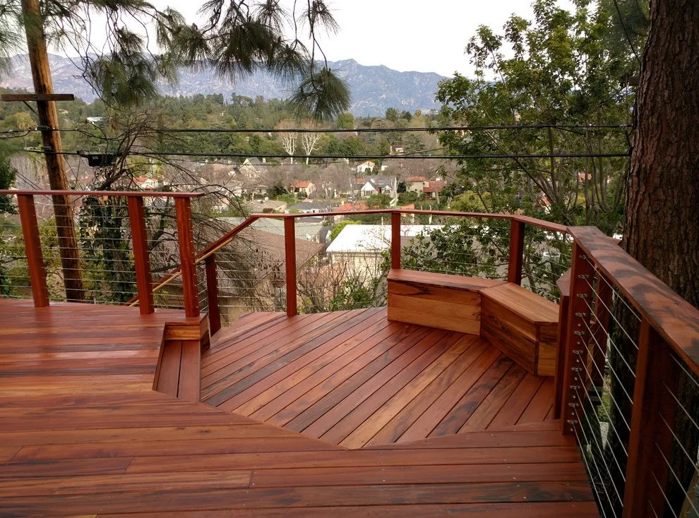 Pasadena Tigerwood Deck on the Hillside by YourDeckBuilder.com - Photo 7