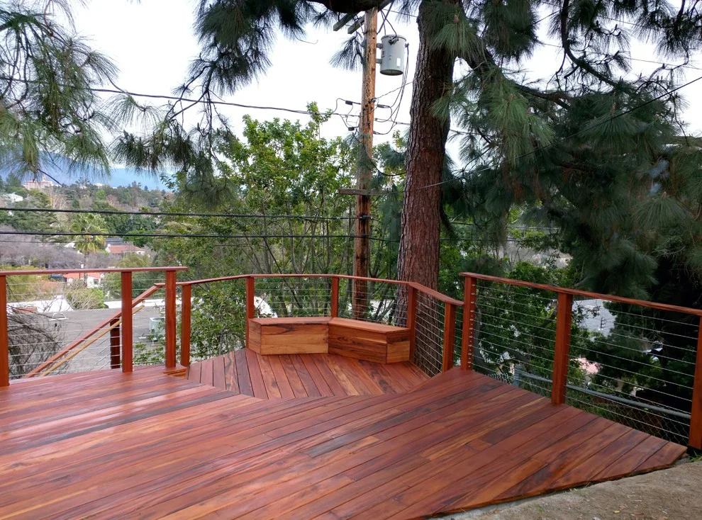 Pasadena Tigerwood Deck on the Hillside by YourDeckBuilder.com - Photo 12