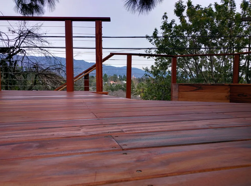 Pasadena Tigerwood Deck on the Hillside by YourDeckBuilder.com - Photo 14
