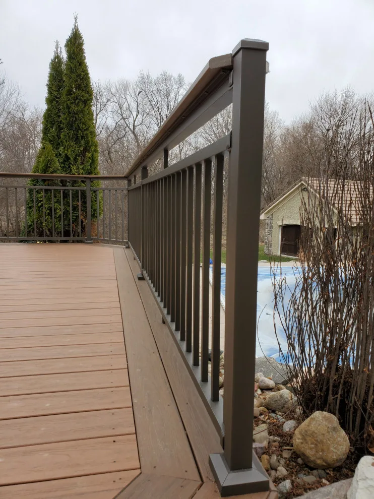 Antigua Gold Timbertech with Antique Palm by Deck & Drive Solutions - Photo 3