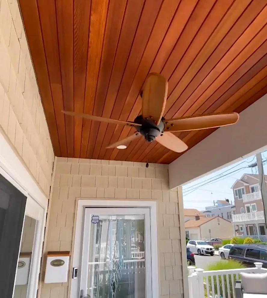Azek Porch with Cedar Soffit by Timbertech by DiBuonaventura Design LLC - Photo 4