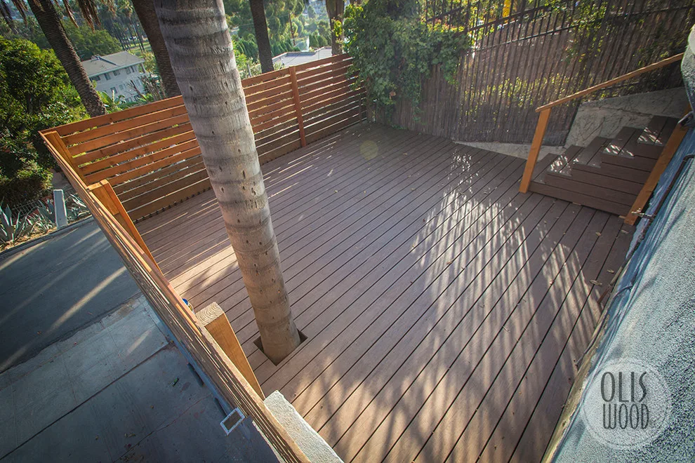 TimberTech Composite Decking and Privacy Fence Expansion by Olis Wood Inc. - Photo 7