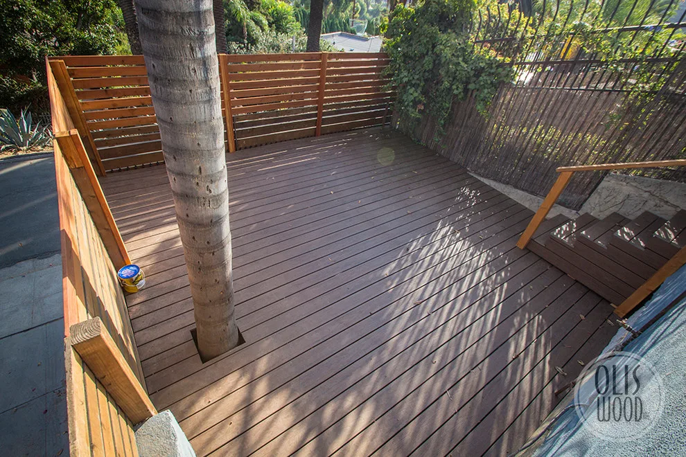TimberTech Composite Decking and Privacy Fence Expansion by Olis Wood Inc. - Photo 9