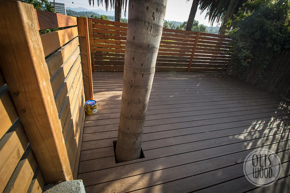 TimberTech Composite Decking and Privacy Fence Expansion by Olis Wood Inc. - Photo 3