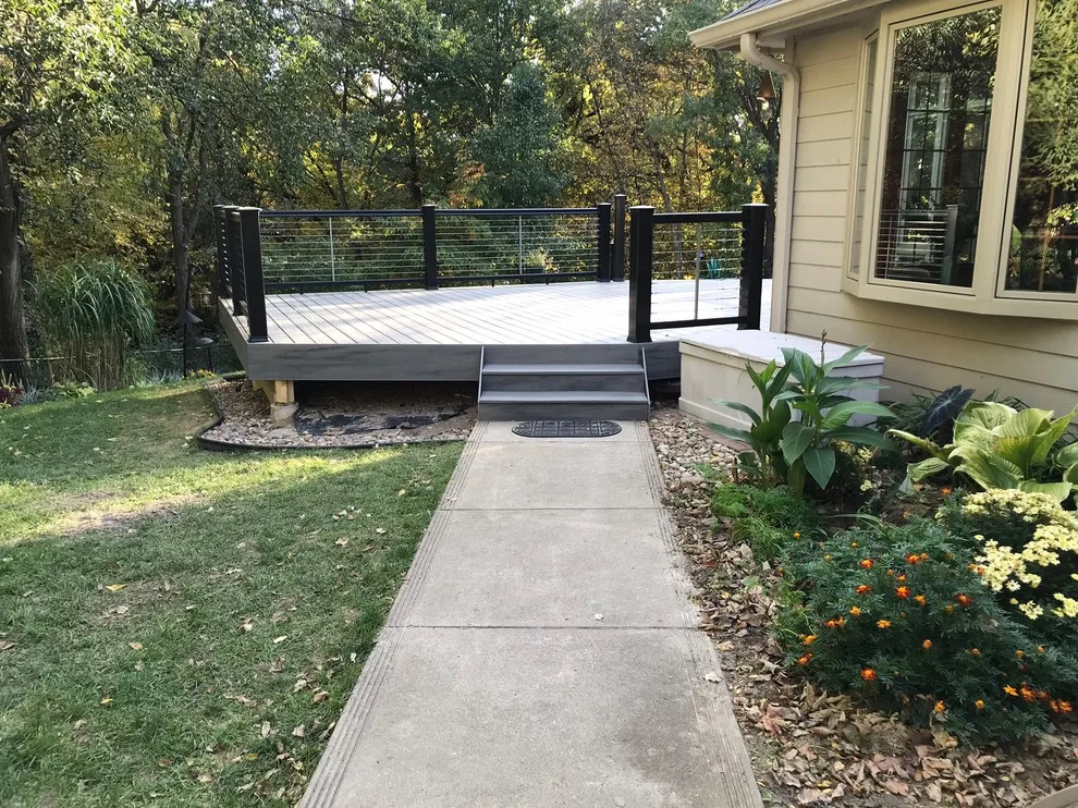 Timbertech decking with cable railing in Ankeny, IA by Central Iowa Solutions, LLC West Des Moines, IA - Photo 2