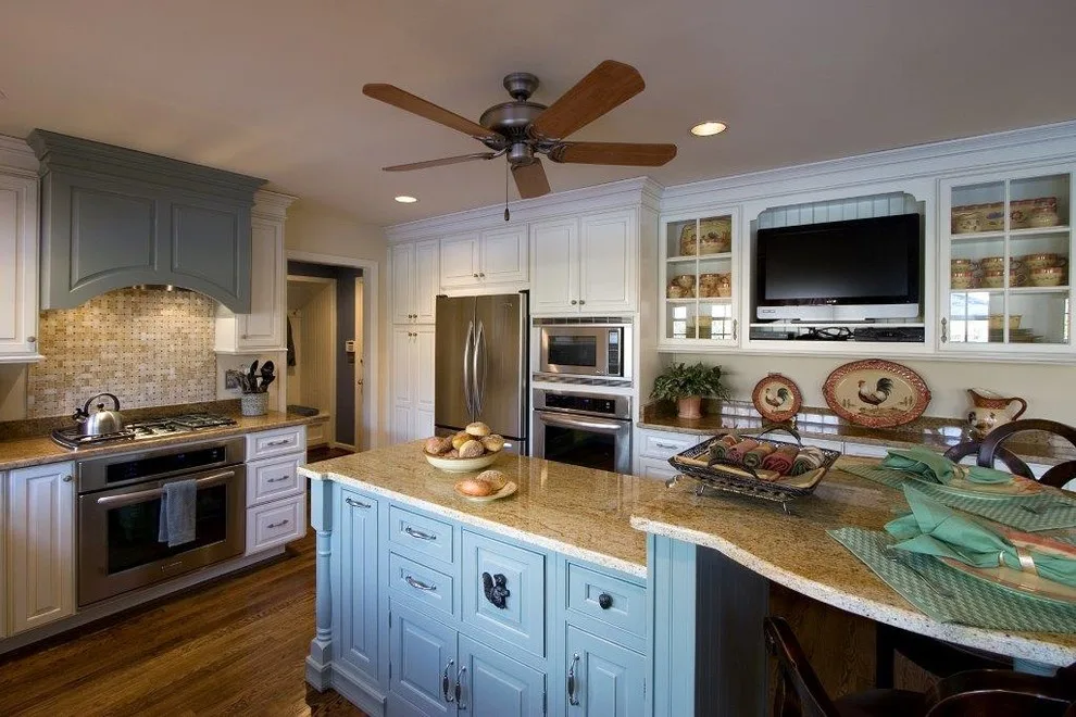Dual-Colored Kitchen with Island by Hyde Park Lumber & Design - Photo 4