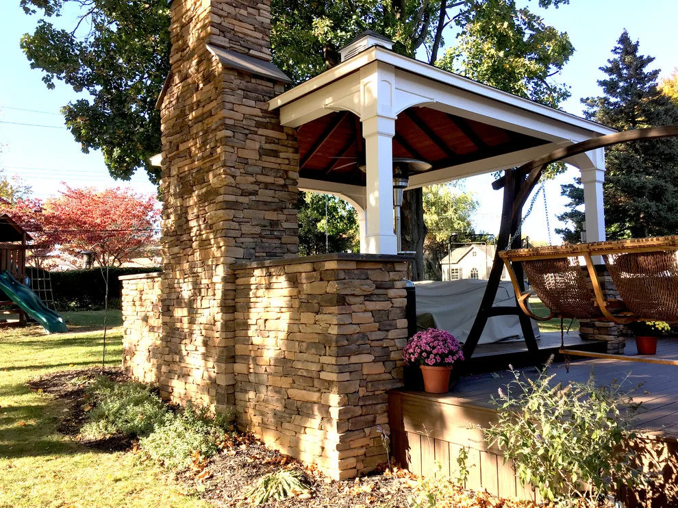 Outdoor Pavilion and Kitchen with Trex Decking by Country Lane Gazebos - Photo 4