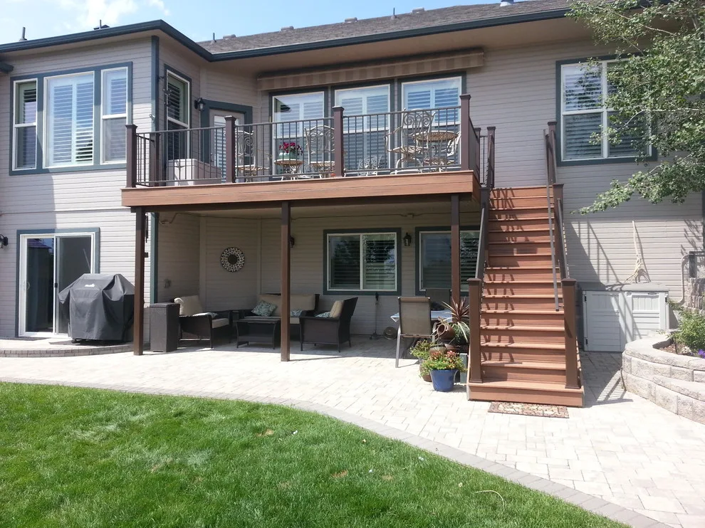 Trex Transcend on Paver Patio by StoneCroft Construction - Photo 3