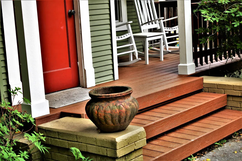 Revamped Composite Deck/Porch by The Deck & Patio Company - Photo 11