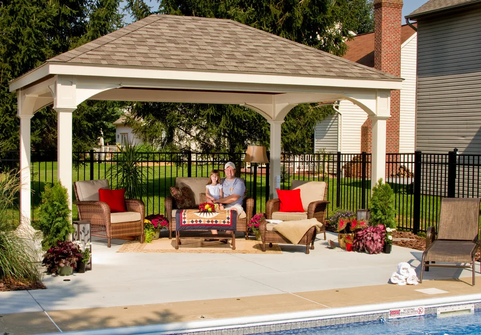 Matson Project - Traditional Vinyl Pavilion by Country Lane Gazebos - Photo 4