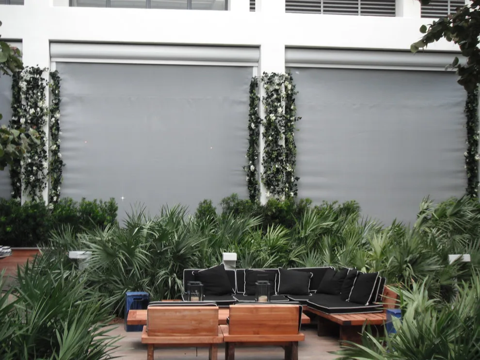W-Hotel South Beach - Dutch Restaurant Wind Mitigation Screens at 95% by Sentinel Retractable Screens, LLC - Photo 9