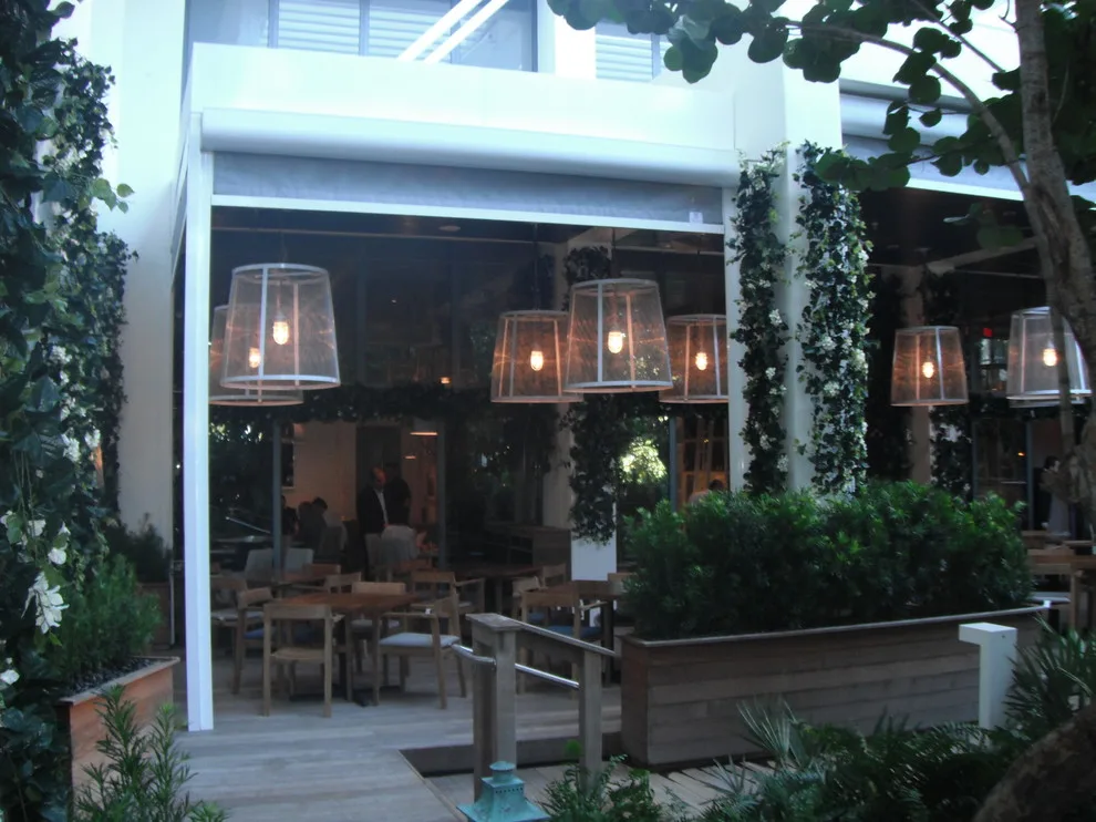 W-Hotel South Beach - Dutch Restaurant Wind Mitigation Screens at 95% by Sentinel Retractable Screens, LLC - Photo 11