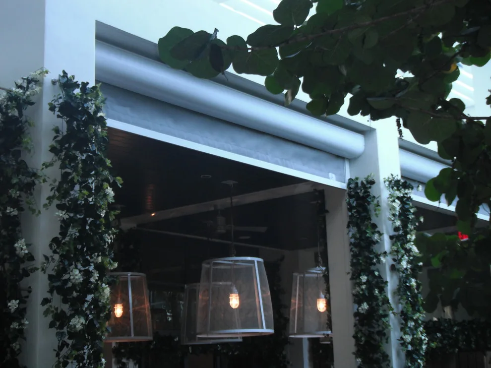 W-Hotel South Beach - Dutch Restaurant Wind Mitigation Screens at 95% by Sentinel Retractable Screens, LLC - Photo 18