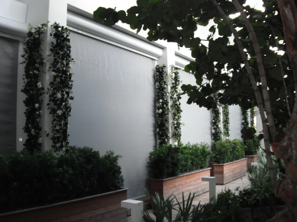 W-Hotel South Beach - Dutch Restaurant Wind Mitigation Screens at 95% by Sentinel Retractable Screens, LLC - Photo 14