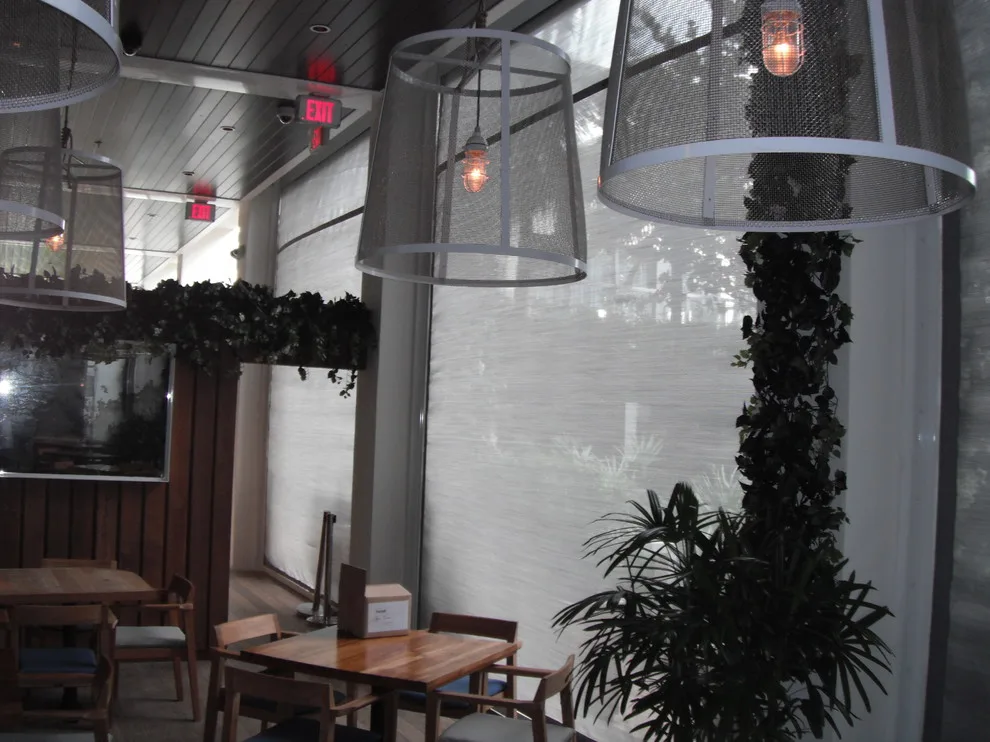 W-Hotel South Beach - Dutch Restaurant Wind Mitigation Screens at 95% by Sentinel Retractable Screens, LLC - Photo 7