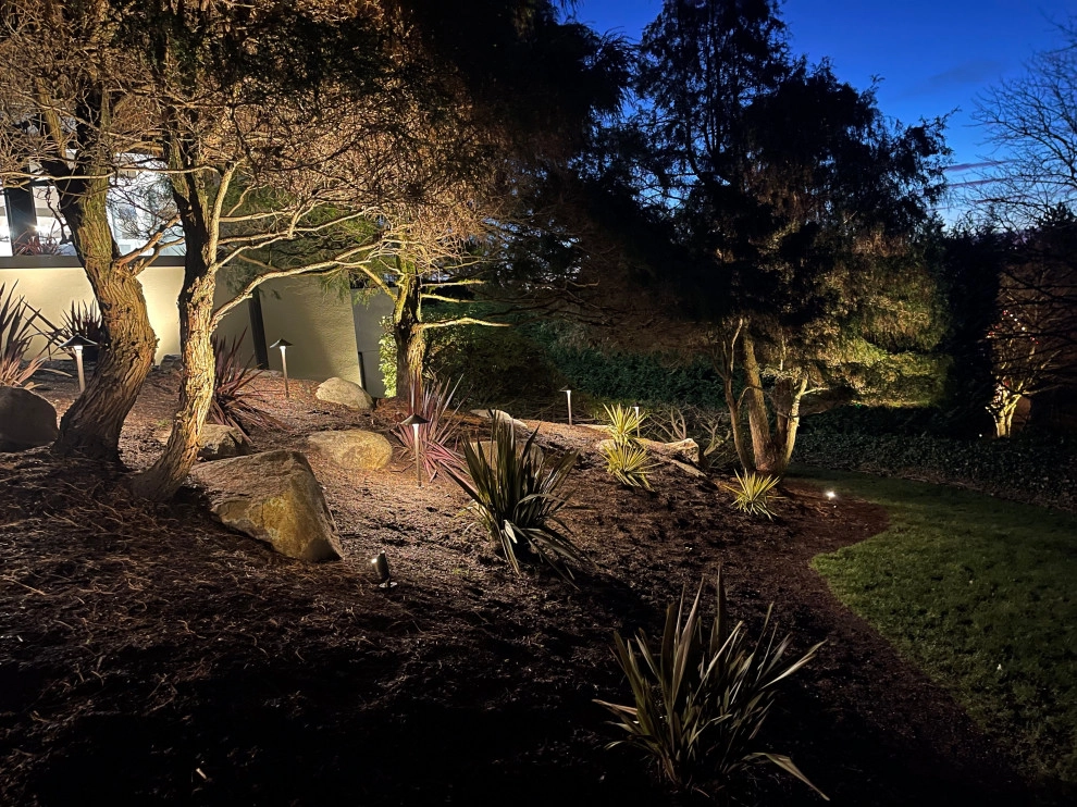 Clyde Hill landscape lighting project. by Primal Outdoor Lighting & Design - Photo 2