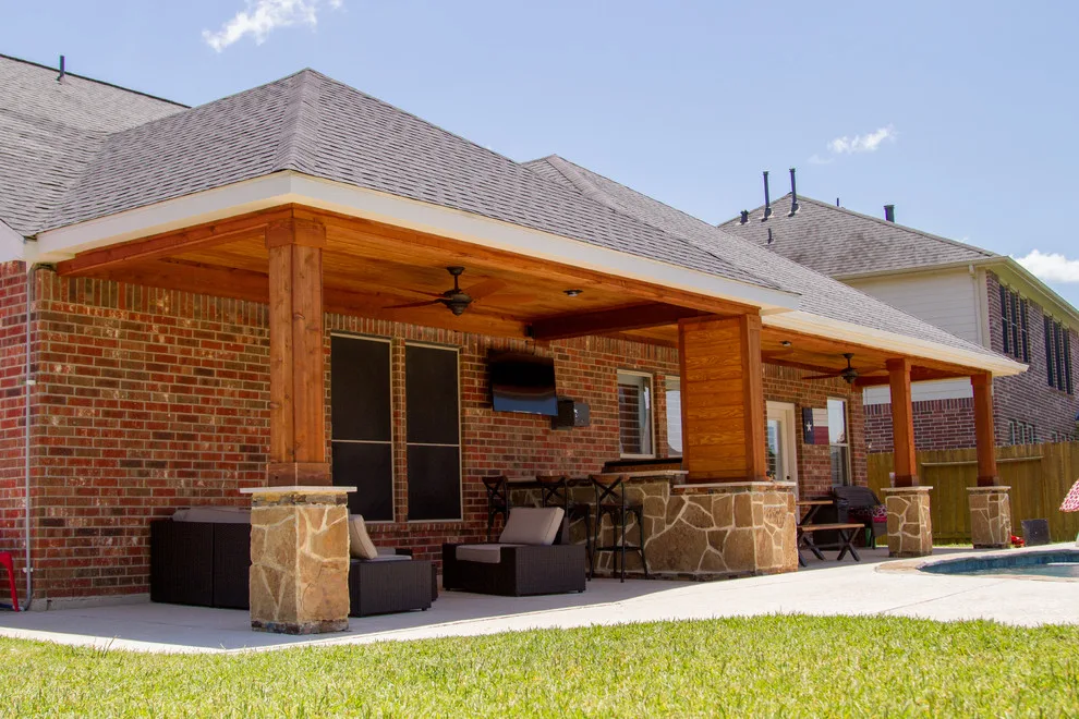 Charming Outdoor Cooking and Entertainment Area by HomeScapes - Photo 6