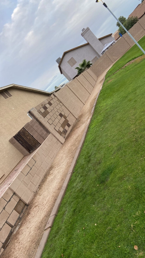 Block wall repair by PRO Natural Landscape LLC - Photo 3