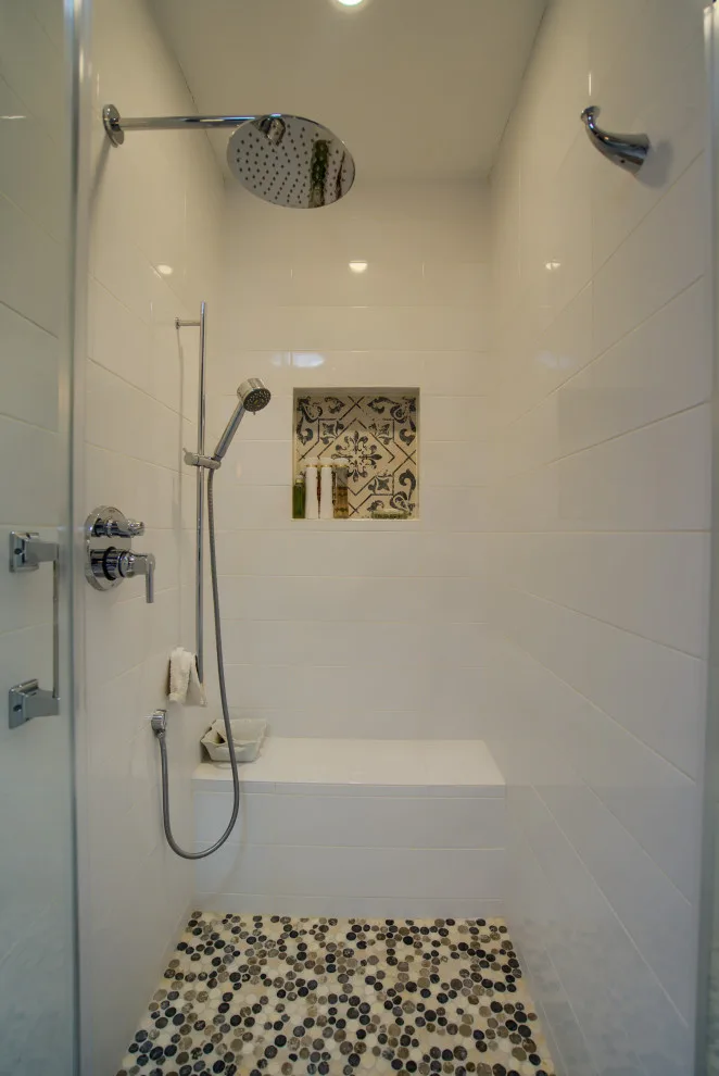 Mediterranean Bathroom in the Historic District by Southworth Interior Design - Photo 4