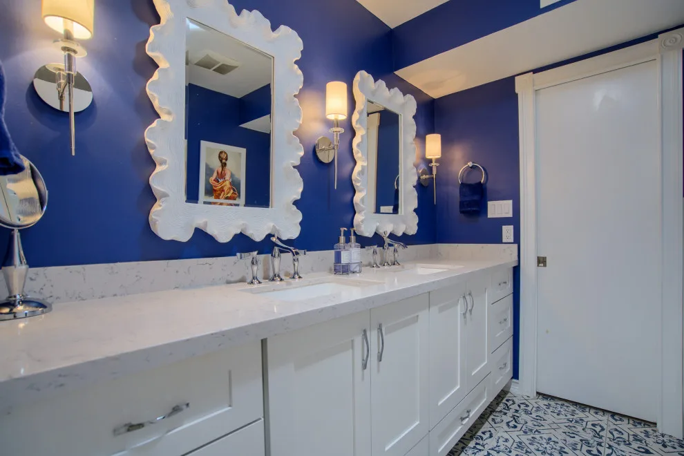 Mediterranean Bathroom in the Historic District by Southworth Interior Design - Photo 5