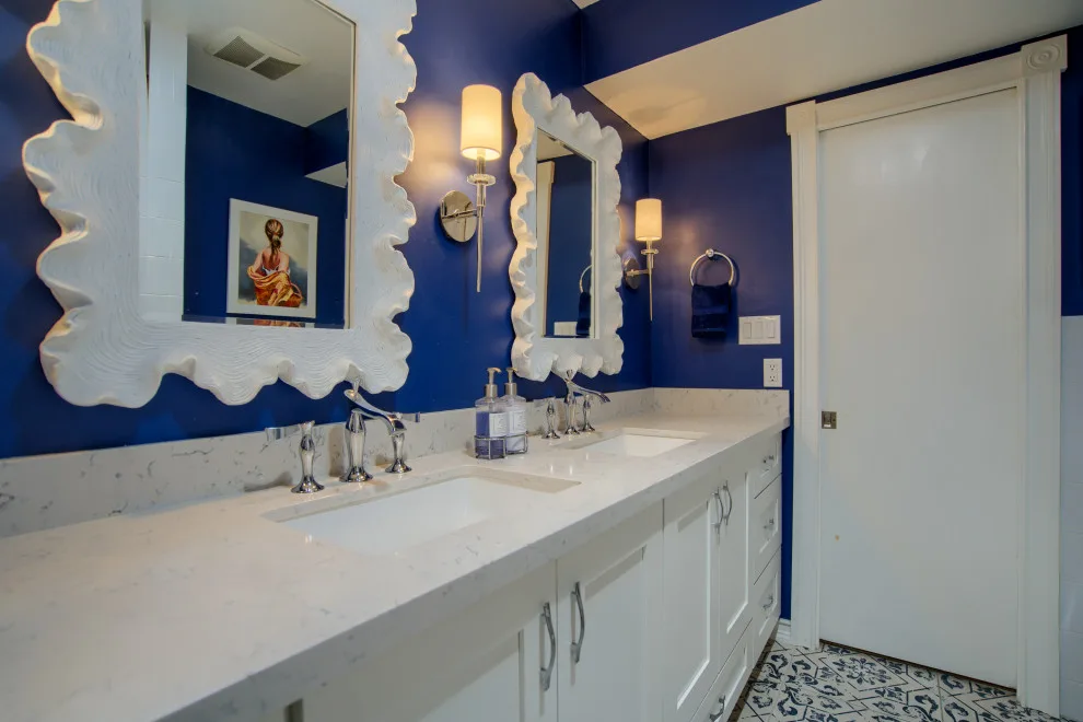 Mediterranean Bathroom in the Historic District by Southworth Interior Design - Photo 6