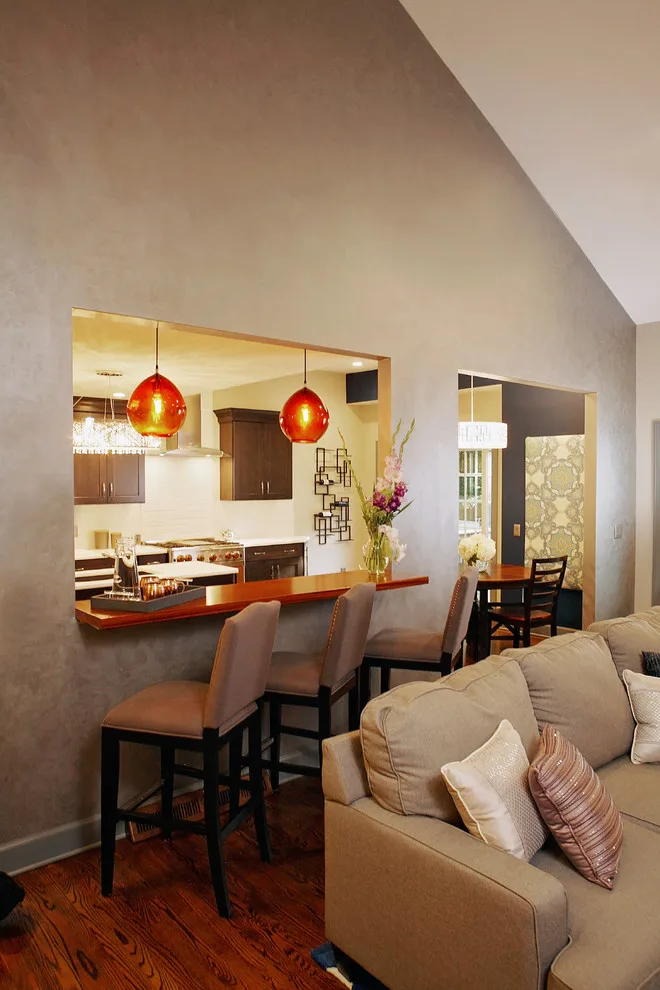 Open Plan Living Room and Kitchen by Starlily Design Studio LLC - Photo 15